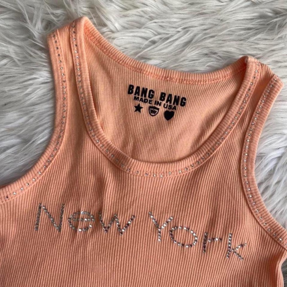 Pastel Rhinestone Tank Top - Picture 3 of 4